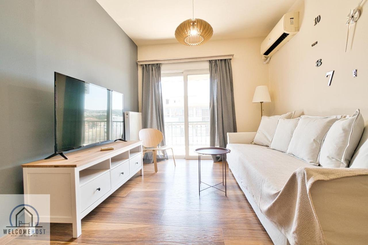 Bright & Restful! Lejlighed Athen Eksteriør billede